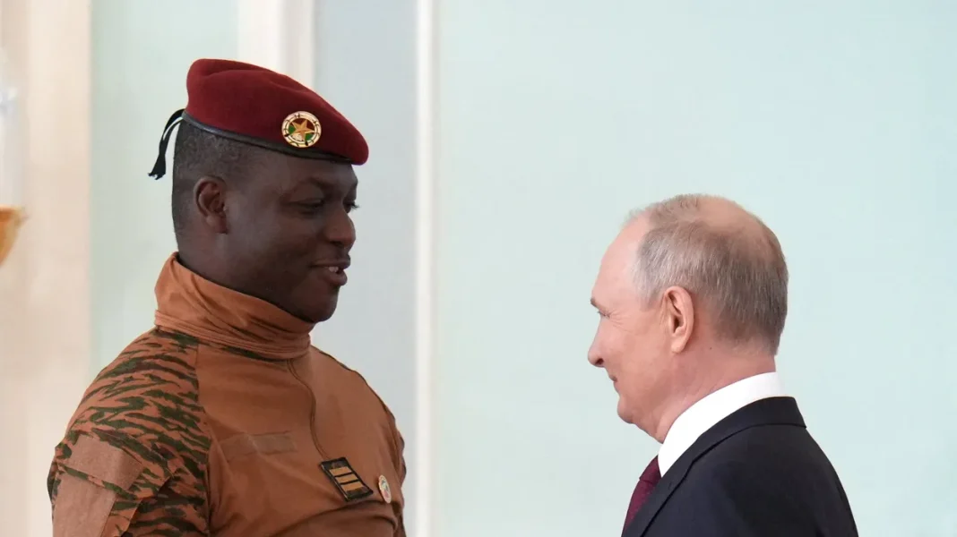 Burkina Faso leader seeks closer military ties with Russia