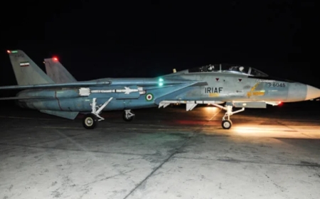 Israel hits two Iranian F14 jet fighters in Tehran airport
