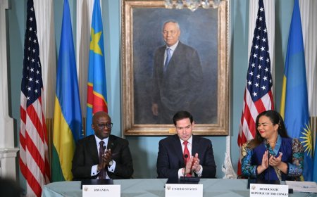 Rwanda, DRCongo sign historic peace agreement in Washington
