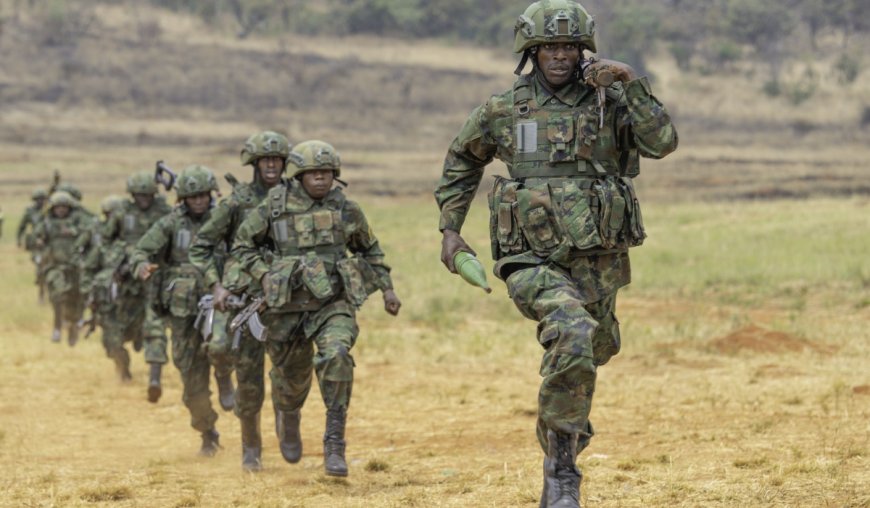Newly trained soldiers welcomed into RDF family