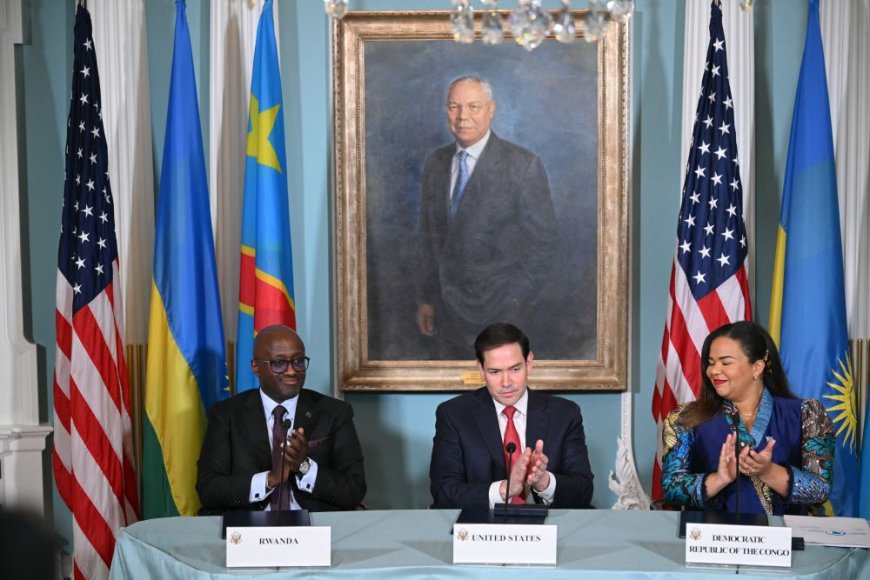 Rwanda, DRCongo sign historic peace agreement in Washington