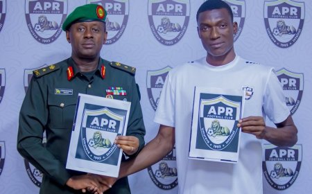 APR FC unveils Uganda midfielder Ronald Ssekiganda on two-year deal