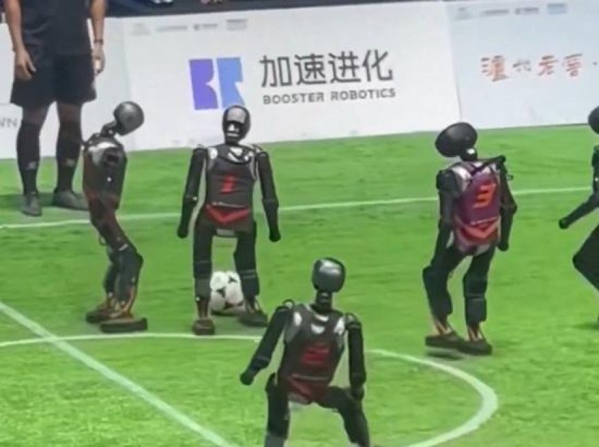 China launches first humanoid Robot soccer League in Beijing