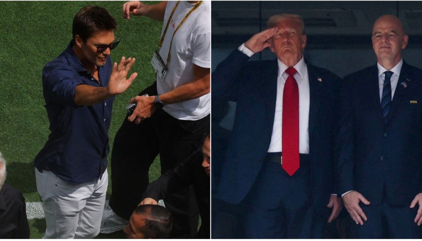 Infantino, Trump, and Brady among VIPs at Chelsea-PSG title clash