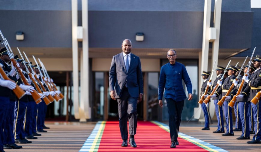 Kagame bids farewell to Mozambique’s Chapo after two-day visit