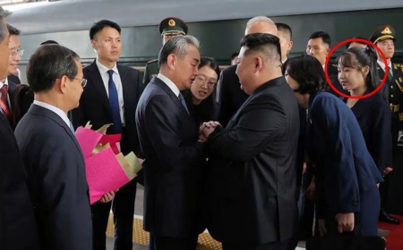 North Korea's Kim arrives in Beijing with daughter to attend massive military parade