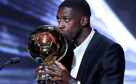 Ousmane Dembélé wins 2025 Men's Ballon d'Or