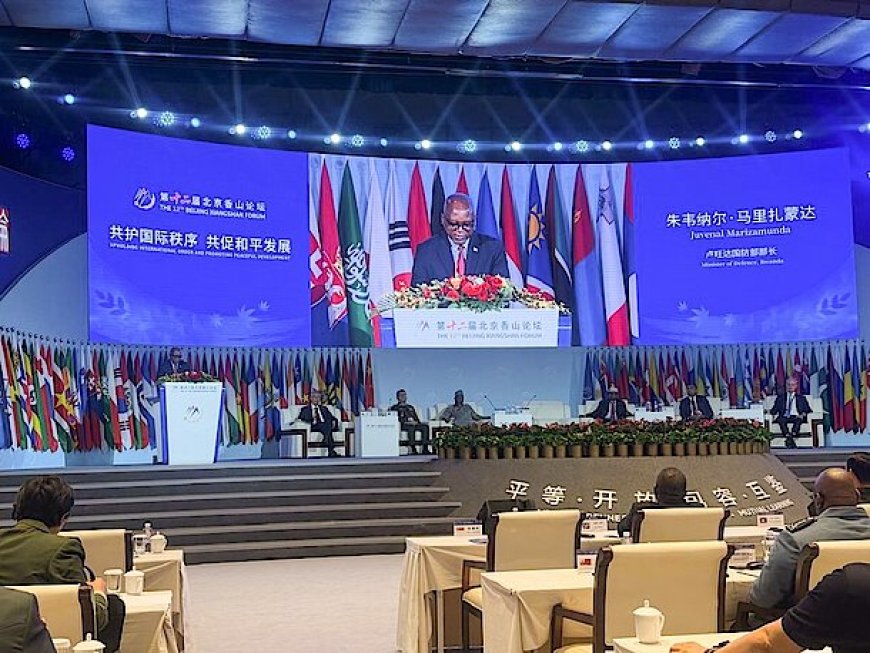 Rwanda’s defence minister emphasises the necessity of dialogue at beijing xiangshan forum