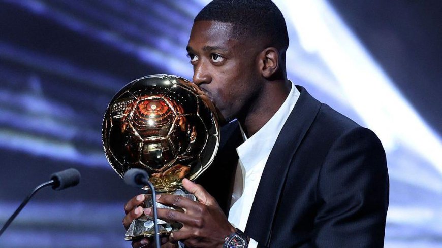 Ousmane Dembélé wins 2025 Men's Ballon d'Or