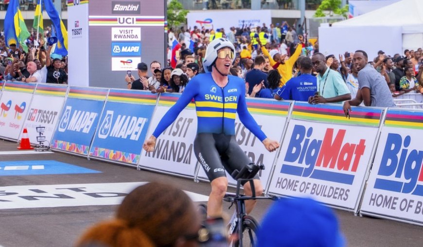 Sweden’s Söderqvist strikes first gold in U23 men’s world time trial