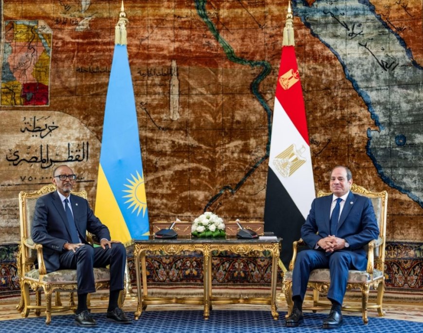 Kagame, Egypt's Al-Sisi hold bilateral talks in Cairo