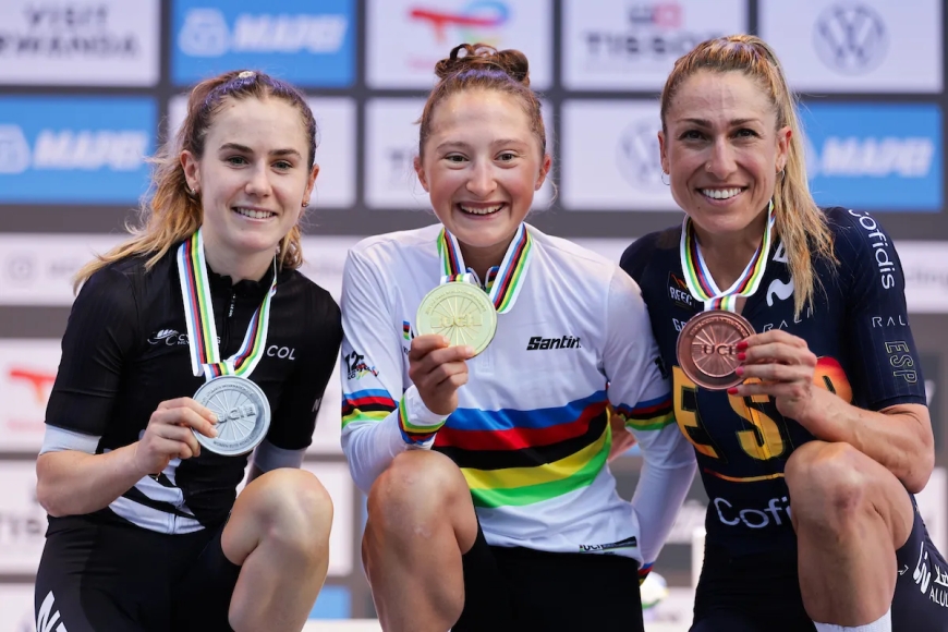 Road World Championships: Canada’s Magdeleine Vallieres conquers final climb to win elite women's road race