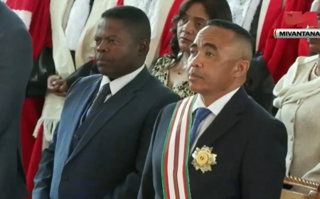 Madagascar coup leader Michael Randrianirina sworn in as president