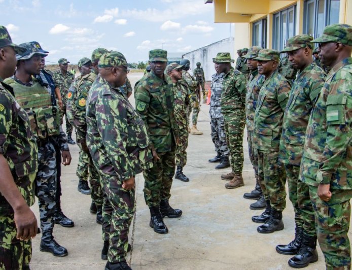 Mozambique Chief of General Staff visits Rwanda Security Forces in Mocímboa da Praia