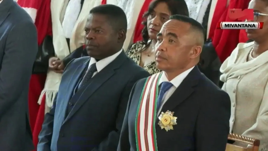 Madagascar coup leader Michael Randrianirina sworn in as president