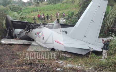 DRC: a plane crashes at Kolwezi airport, about twenty passengers whose Minister Louis Watum escapes unscathed