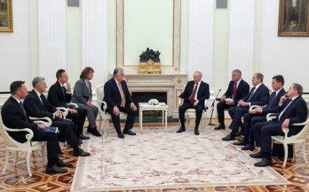 Putin meets Orban in Moscow