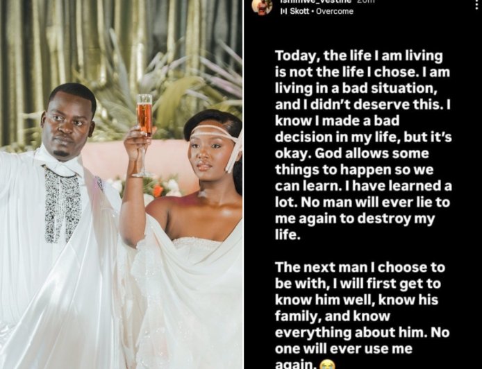 Gospel singer Vestine Ishimwe opens up about regretting her marriage to Idrissa Jean luc Ouédraogo