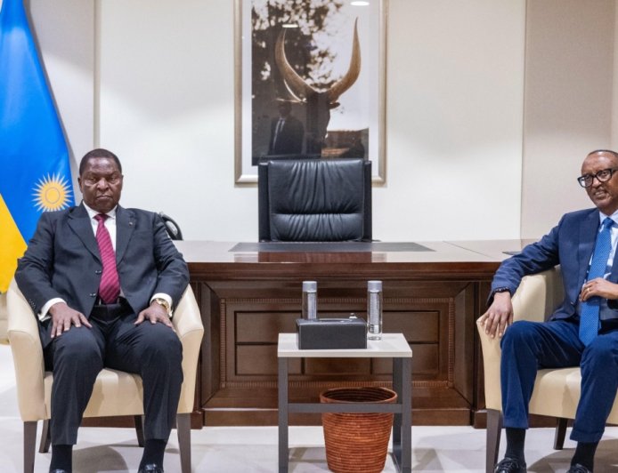 Kagame, CAR president discuss stronger bilateral ties