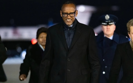 President Kagame Arrives in Washington