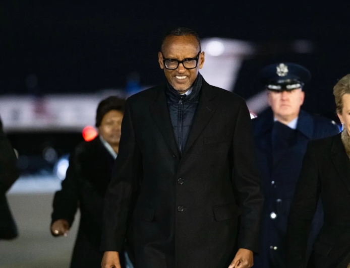 President Kagame Arrives in Washington