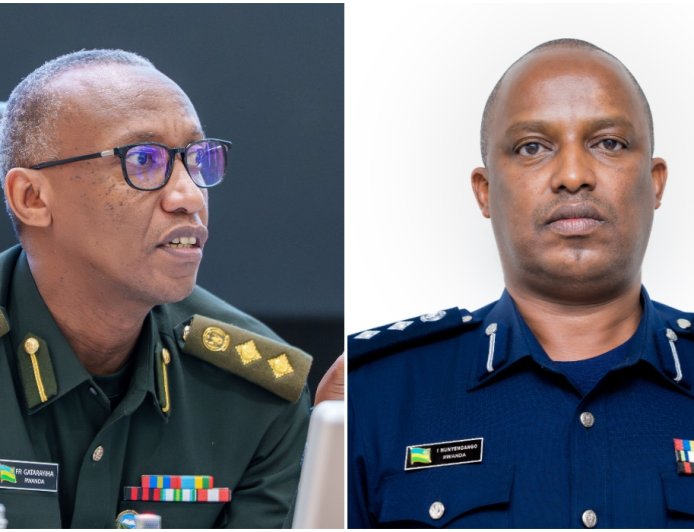 Gatarayiha, Munyengango promoted to Brigadier General as 20,000 get new ranks