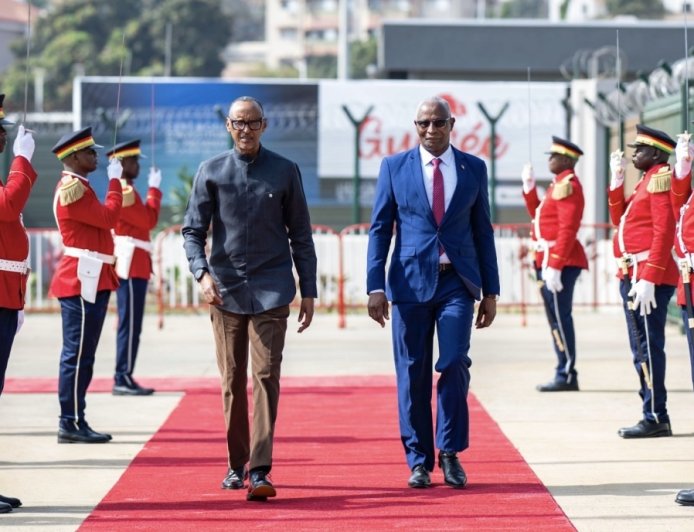 Kagame in Guinea for Doumbouya’s inauguration