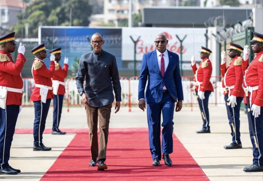 Kagame in Guinea for Doumbouya’s inauguration