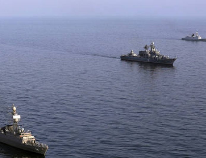 Russia, China and Iran hold joint naval drills