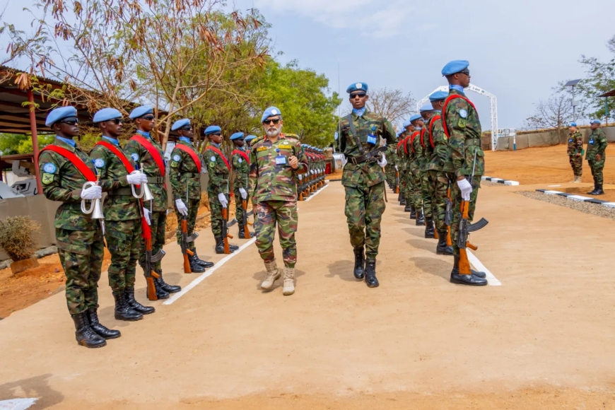 UNMISS Force Commander Brig. Gen.Mohammad Iqbal Hossain Visits Rwanda’s 3rd Battalion in Juba