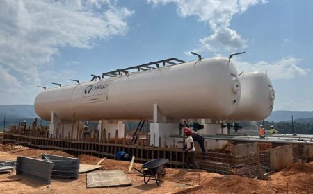 Rwanda’s major cooking gas storage project reaches 70% completion