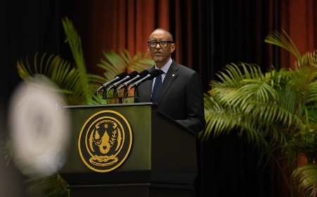 Kagame says Habyarimana's son travelled to Kinshasa to deepen ties with FDLR