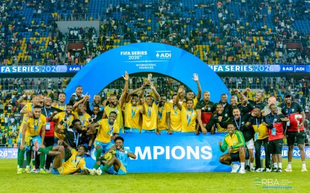 Rwanda’s Amavubi Beat Estonia to Win FIFA Series Final