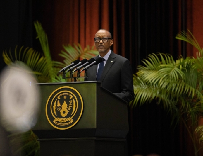 Kagame says Habyarimana's son travelled to Kinshasa to deepen ties with FDLR