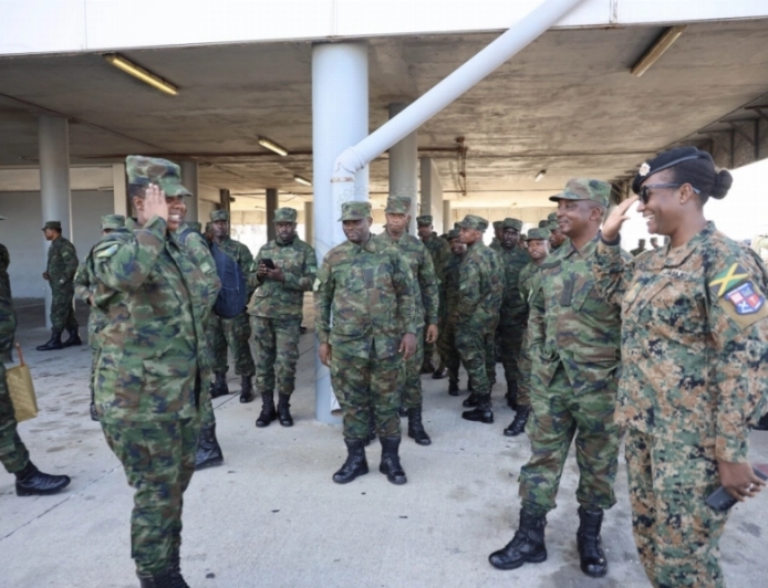Jamaica hails RDF engineer contingent