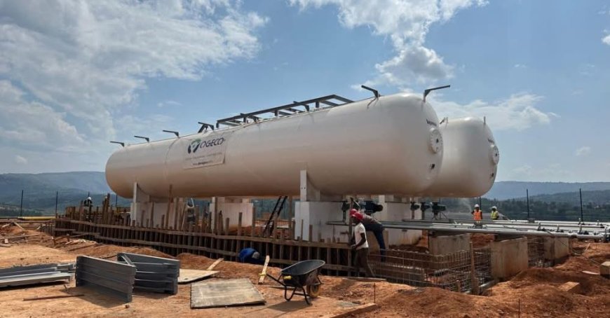 Rwanda’s major cooking gas storage project reaches 70% completion
