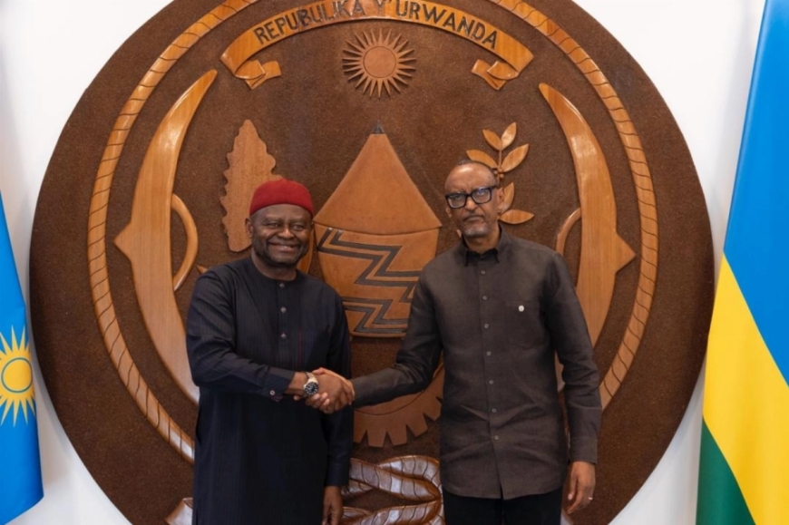 Kagame bids farewell to outgoing UN Envoy