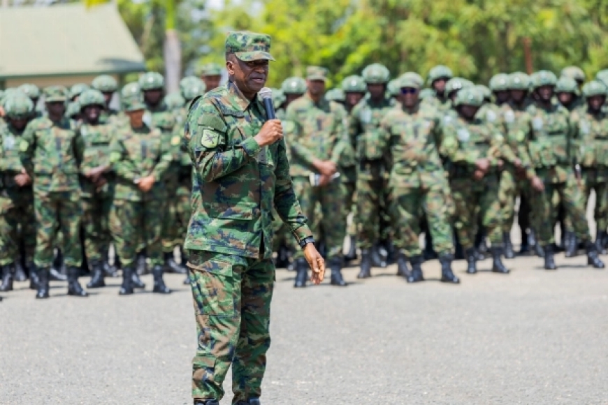 Gen Nyakarundi briefs troops ahead of deployment to Mozambique