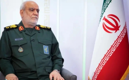 Head of Iranian Revolutionary Guards Intelligence Organisation Majid Khademi don die for US-Israeli strikes