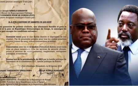 Kabila Accuses Tshisekedi of Violating Power-Sharing Deal as Details of Secret Agreement Emerge