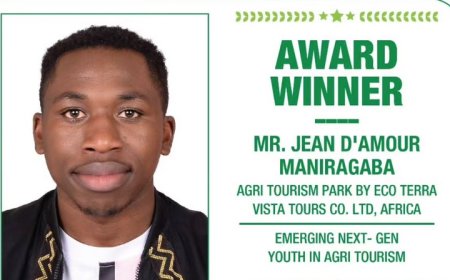 Rwandan Maniragaba awarded scholarship to Global  agritourism Conference in Scotland 2026