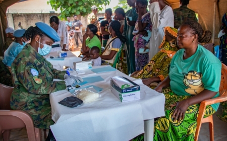 CAR: Rwandan peacekeepers provide medical services to over 170 residents