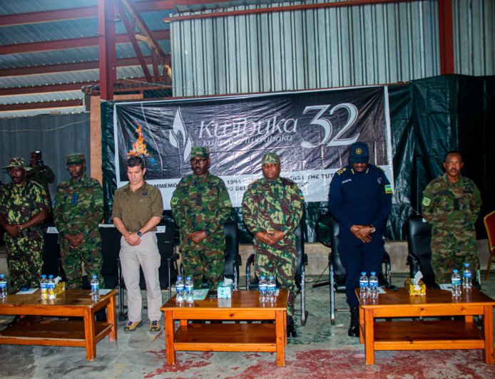 Mozambique: Rwandan Security Forces mark Kwibuka32