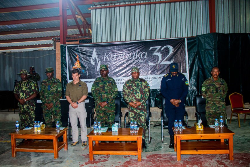 Mozambique: Rwandan Security Forces mark Kwibuka32
