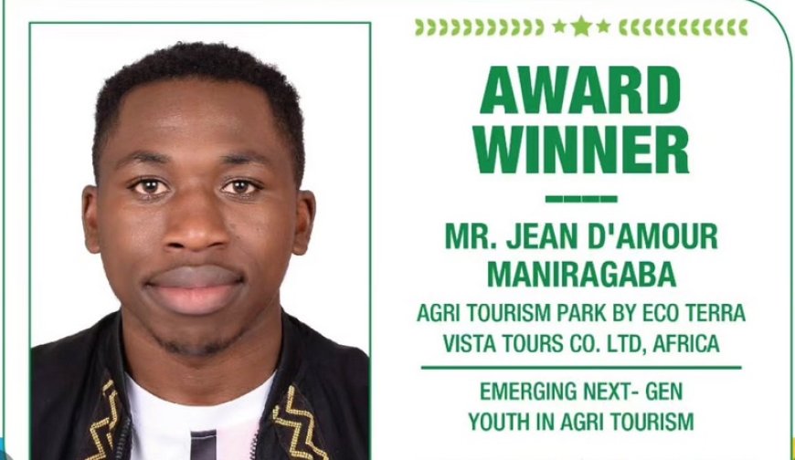 Rwandan Maniragaba awarded scholarship to Global  agritourism Conference in Scotland 2026