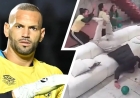 Gremio goalkeeper Weverton faints from excitement of being picked in Brazil's 2026 World Cup squad - his family members ignore him in wild celebration scenes