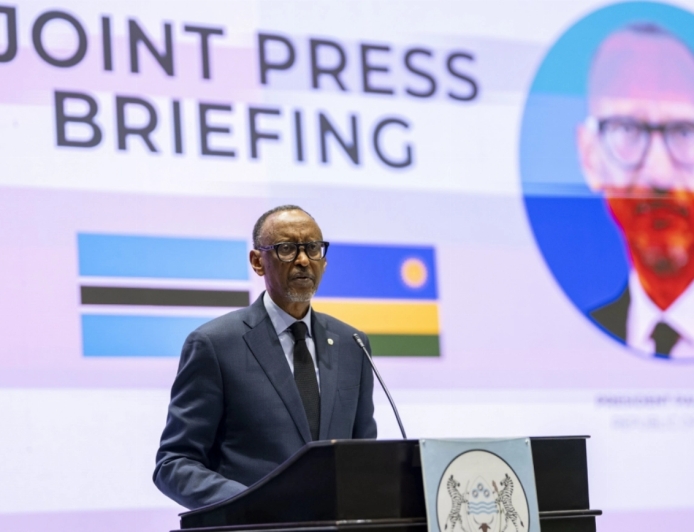 Kagame hails Rwanda-Botswana ties