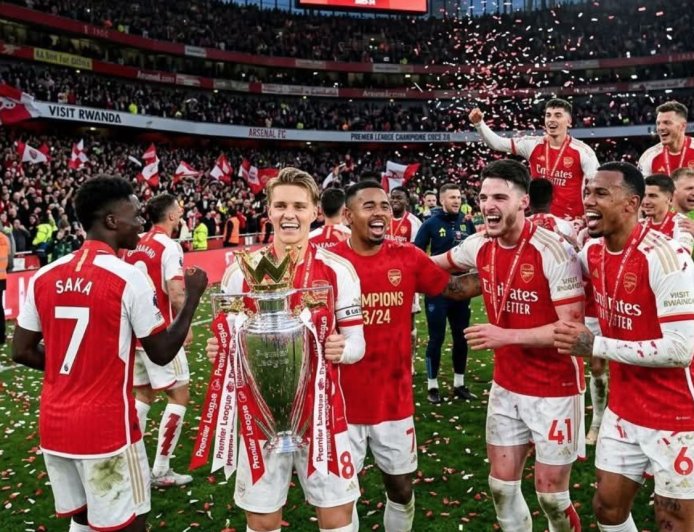 Visit Rwanda shines as Arsenal end title drought