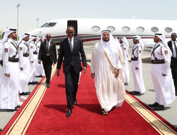 Kagame in Qatar for working visit