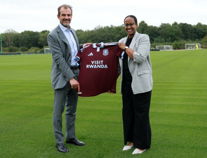 Aston Villa sign £20m a year Visit Rwanda shirt sponsor deal
